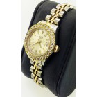 Rolex Lady-Datejust Yellow Gold bezel with Diamond Bezel 26mm Automatic Watch